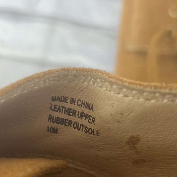 Michael Michael Kors suede, leather camel Oxford heels size 10M - Picture 6 of 11